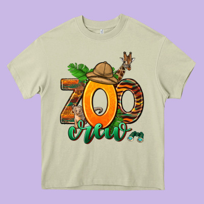 Zoo Crew Heavy Core Tee Designed By Adodesignshop