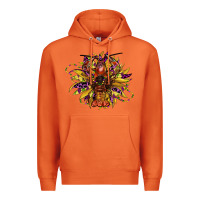 Carrot mardi gras sunflower Premium Hoodie - CowGirlArtShop