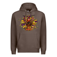 Coffee mardi gras sunflower Premium Hoodie - CowGirlArtShop