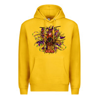 Lemon mardi gras sunflower Premium Hoodie - CowGirlArtShop