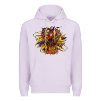 Lilac mardi gras sunflower Premium Hoodie - CowGirlArtShop