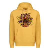 Mustard mardi gras sunflower Premium Hoodie - CowGirlArtShop