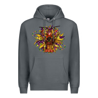 Rock mardi gras sunflower Premium Hoodie - CowGirlArtShop