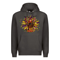 Smoke mardi gras sunflower Premium Hoodie - CowGirlArtShop