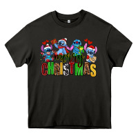 Asphalt merry christmas stitch Heavy Core Tee - AdoDesignShop