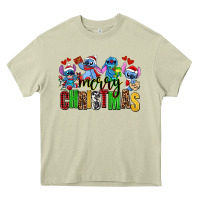 Mossy merry christmas stitch Heavy Core Tee - AdoDesignShop