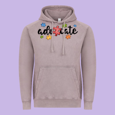 Advocate Autism Vintage Hoodie Designed By Maliassmallbusiness