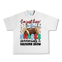 Lunar Rock im just here for the snacks commercials and  halftime show Urban Heavy Tee - MaliasSmallBusiness