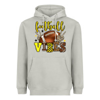 Moon Dust Football vibes yellow and black team color Heavyweight Hoodie - HowdyJamesFarm