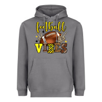 Storm Football vibes yellow and black team color Heavyweight Hoodie - HowdyJamesFarm