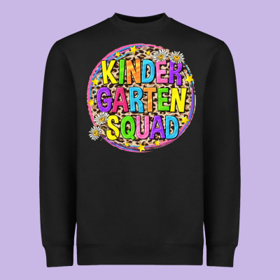 Kindergarten Squad Heavyweight Sweatshirt Designed By Nancycooperartshop
