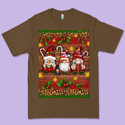 Christmas Gnomes Premium Tee Designed By Artiststas