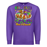 Purple king cake calories dont count mardi gras Premium Sweatshirt - CowGirlArtShop