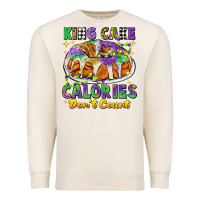 Sandshell king cake calories dont count mardi gras Premium Sweatshirt - CowGirlArtShop