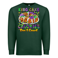 Sports Green king cake calories dont count mardi gras Premium Sweatshirt - CowGirlArtShop