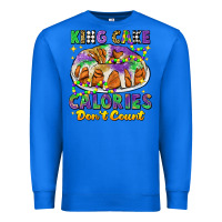 True Royal king cake calories dont count mardi gras Premium Sweatshirt - CowGirlArtShop