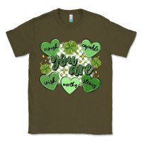 Army Green st. patrick's day positive affirmations Classic Tee - MaliasSmallBusiness