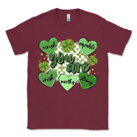 Burgundy st. patrick's day positive affirmations Classic Tee - MaliasSmallBusiness