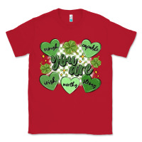 Red st. patrick's day positive affirmations Classic Tee - MaliasSmallBusiness