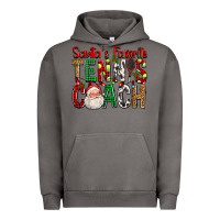 Pigment Tornado Santa's Favorite Tennis Coach For Christmas Urban Hoodie - FaDigitalArtStudio