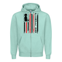 Seafoam Pitbull Dad Zipper Hoodie - Bettercallsaul