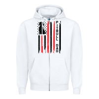 White Pitbull Dad Zipper Hoodie - Bettercallsaul