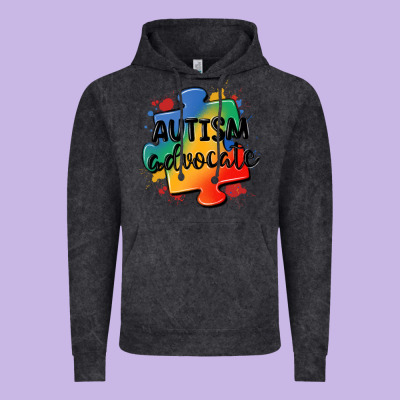 Autism Advocate Vintage Hoodie Designed By Maliassmallbusiness