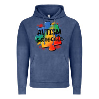 Vintage Denim autism advocate Vintage Hoodie - MaliasSmallBusiness