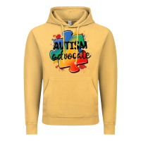 Vintage Mustard autism advocate Vintage Hoodie - MaliasSmallBusiness