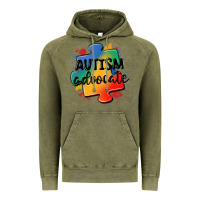 Vintage Olive autism advocate Vintage Hoodie - MaliasSmallBusiness