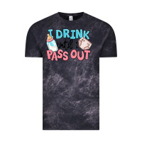 Cloud Black i drink until i pass out baby Vintage Tee - MaliasSmallBusiness