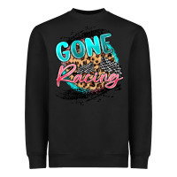 Black gone racing Heavyweight Sweatshirt - MaliasSmallBusiness