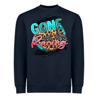 Navy gone racing Heavyweight Sweatshirt - MaliasSmallBusiness