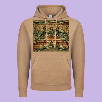 Camo Leopard And Glitter Tumbler Vintage Hoodie Designed By Jasminsmagicworld