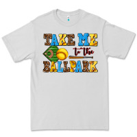 Dove Grey take me to the ballpark softball Premium Tee - AdoDesignShop