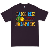 Plum take me to the ballpark softball Premium Tee - AdoDesignShop