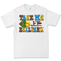 White take me to the ballpark softball Premium Tee - AdoDesignShop