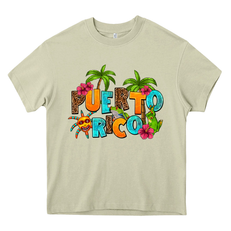 Puerto Rico Heavy Core Tee by AdoDesignShop | Teevron