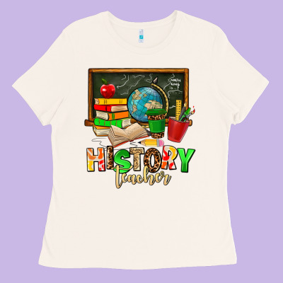 History Teacher Ladies Tee Designed By Adodesignshop