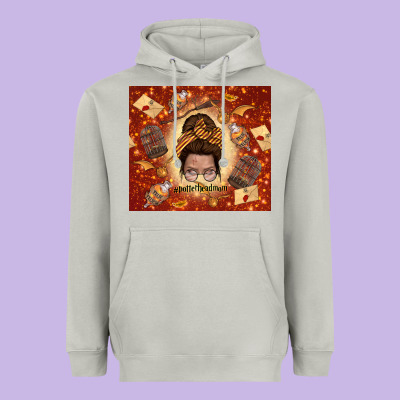 Wizard Head Mom Heavyweight Hoodie Designed By Tumblerdesignbyshophia