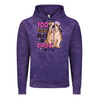 Cloud Purple 100 days of school Vintage Hoodie - MaliasSmallBusiness