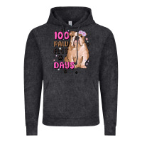 Vintage Black 100 days of school Vintage Hoodie - MaliasSmallBusiness