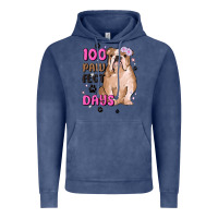 Vintage Denim 100 days of school Vintage Hoodie - MaliasSmallBusiness