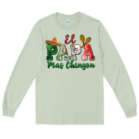 Matcha el papa mas chingon Long Sleeve Tee - MaliasSmallBusiness