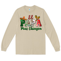 Mushroom el papa mas chingon Long Sleeve Tee - MaliasSmallBusiness