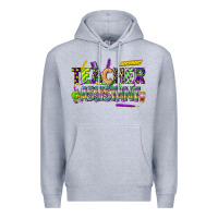 Heather Grey mardi gras teacher assistant Premium Hoodie - CowGirlArtShop