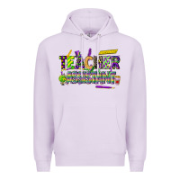 Lilac mardi gras teacher assistant Premium Hoodie - CowGirlArtShop
