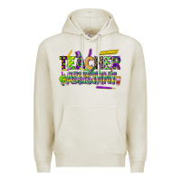 Oatmeal Heather mardi gras teacher assistant Premium Hoodie - CowGirlArtShop