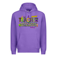 Purple mardi gras teacher assistant Premium Hoodie - CowGirlArtShop