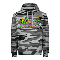 Slate Camo mardi gras teacher assistant Premium Hoodie - CowGirlArtShop